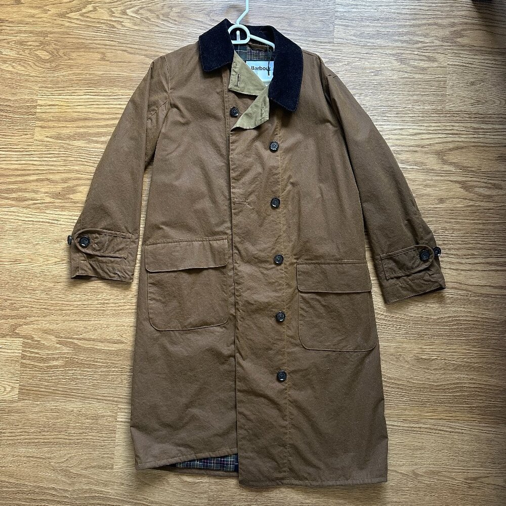Barbour x Alexa Chung Virginia Casual Jacket / Trench Coat Size 2